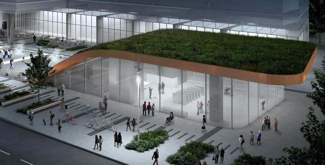 Station du REM de l'Est Station du REM de l'Est